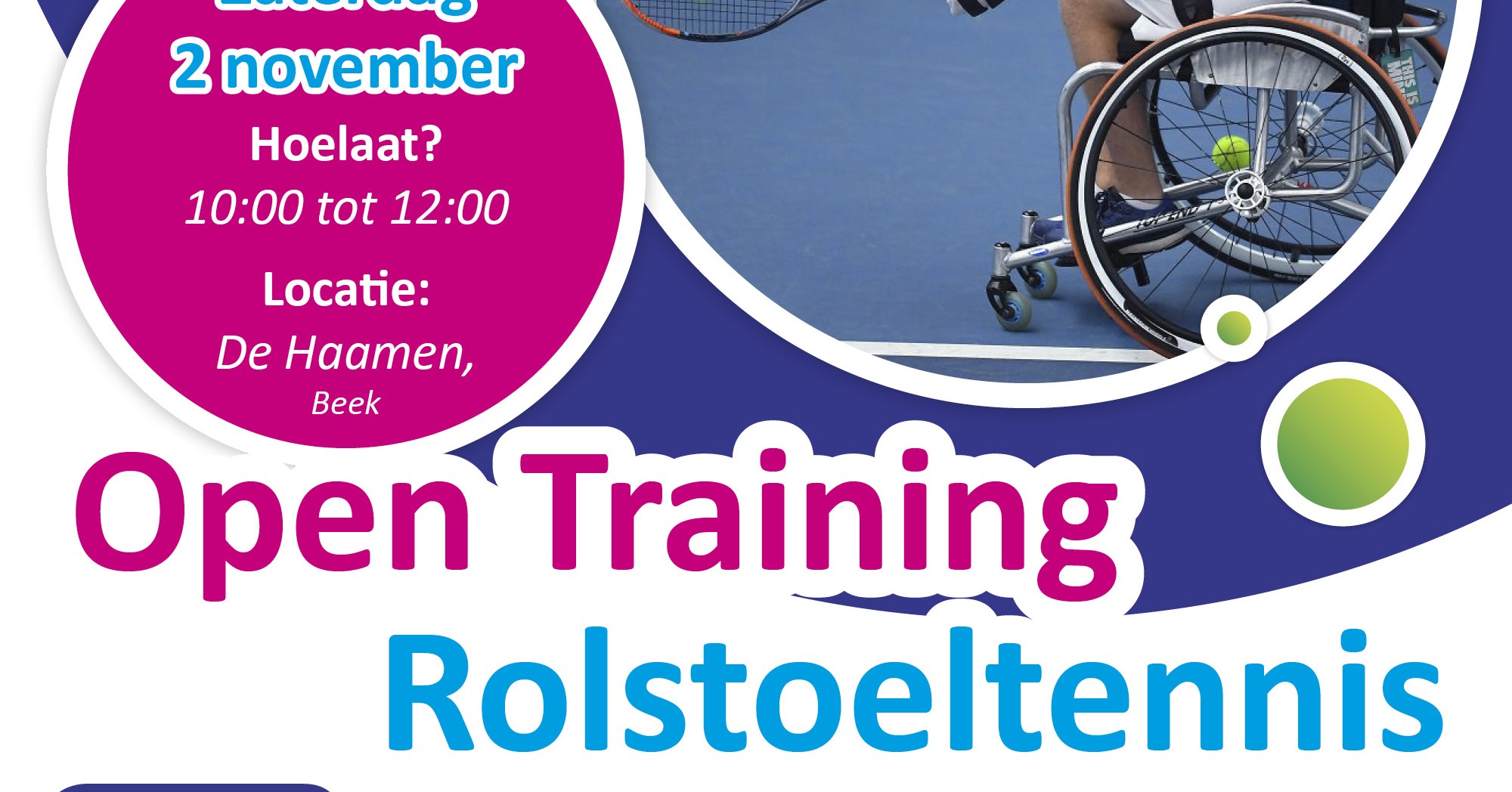 Clinic Rolstoeltennis afbeelding nieuwsbericht Clinic Rolstoeltennis afbeelding nieuwsbericht
