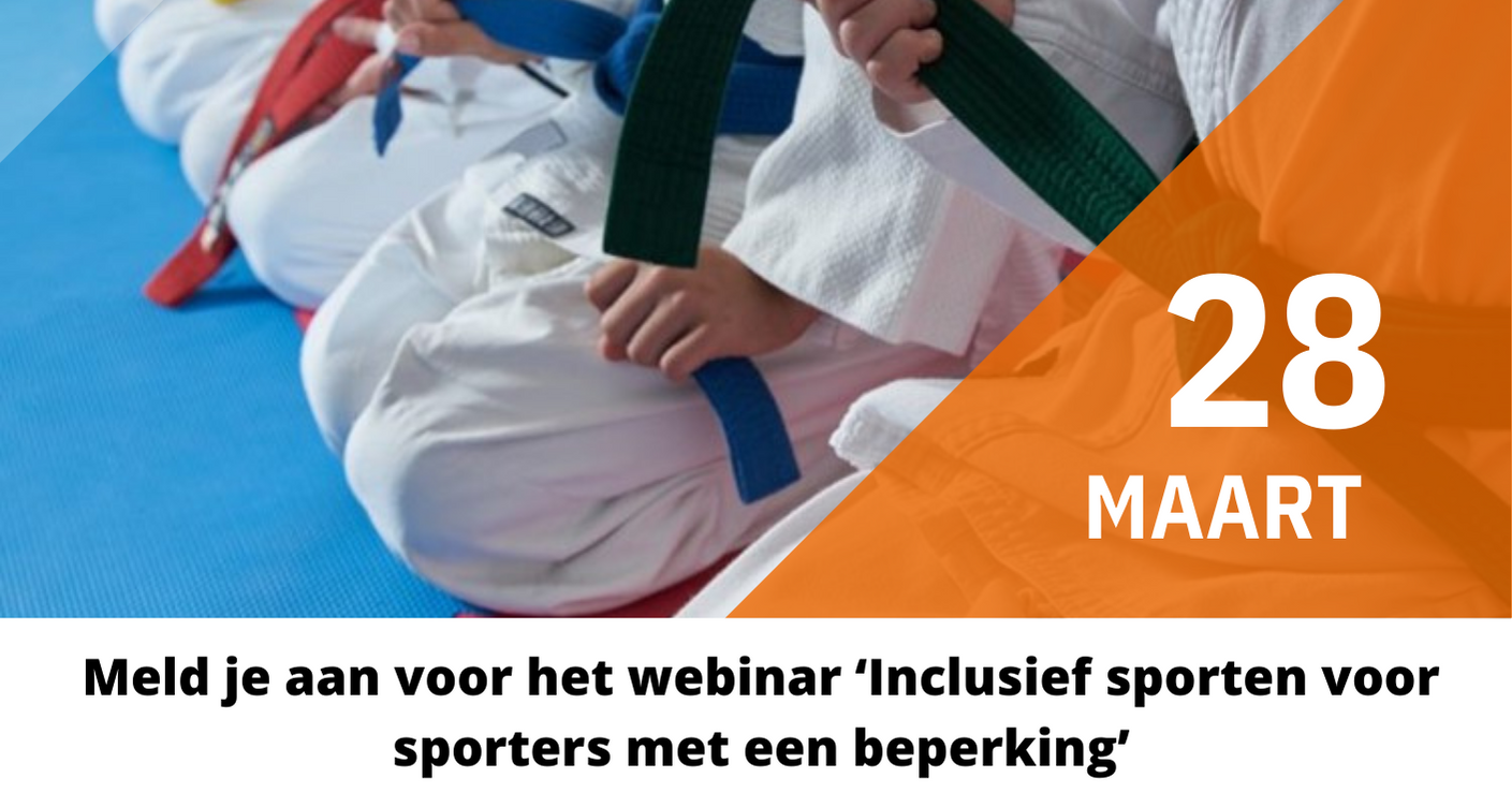 Webinar Inclusief sporten voor mensen met een beperking afbeelding nieuwsbericht Webinar Inclusief sporten voor mensen met een beperking afbeelding nieuwsbericht