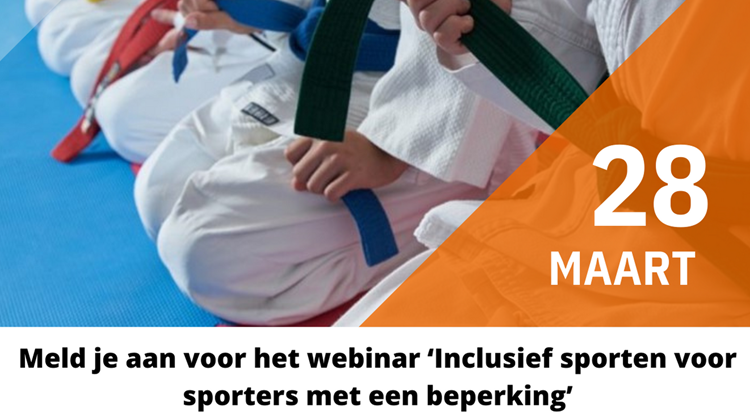 Webinar Inclusief sporten voor mensen met een beperking afbeelding nieuwsbericht