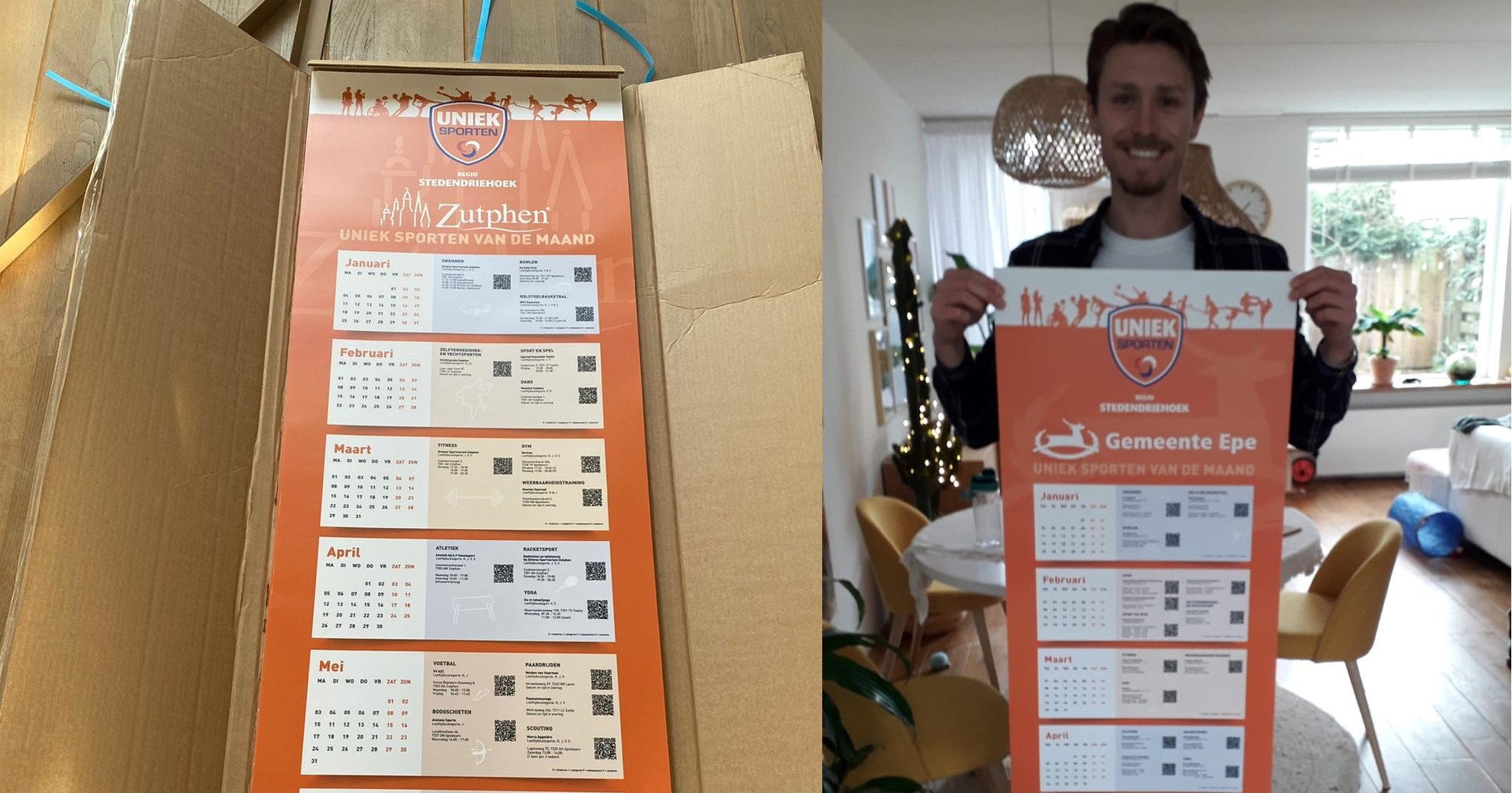 De kalenders van Uniek Sporten van de maand zijn klaar! afbeelding nieuwsbericht De kalenders van Uniek Sporten van de maand zijn klaar! afbeelding nieuwsbericht
