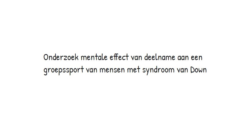 Onderzoek mentale effect van deelname aan een groepssport afbeelding nieuwsbericht Onderzoek mentale effect van deelname aan een groepssport afbeelding nieuwsbericht