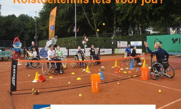 Gratis en vrijblijvend kennismaken met de mooie rolstoeltennissport bij TV Rapiditas! afbeelding nieuwsbericht