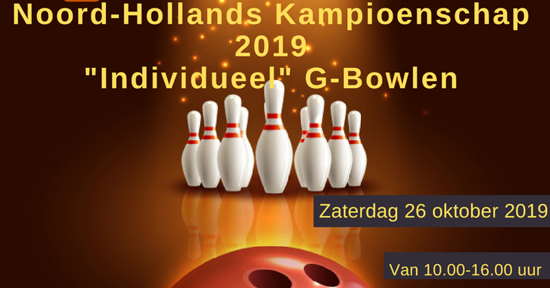 6de editie van het Noord-Hollands kampioenschap G-Bowlen!! afbeelding nieuwsbericht