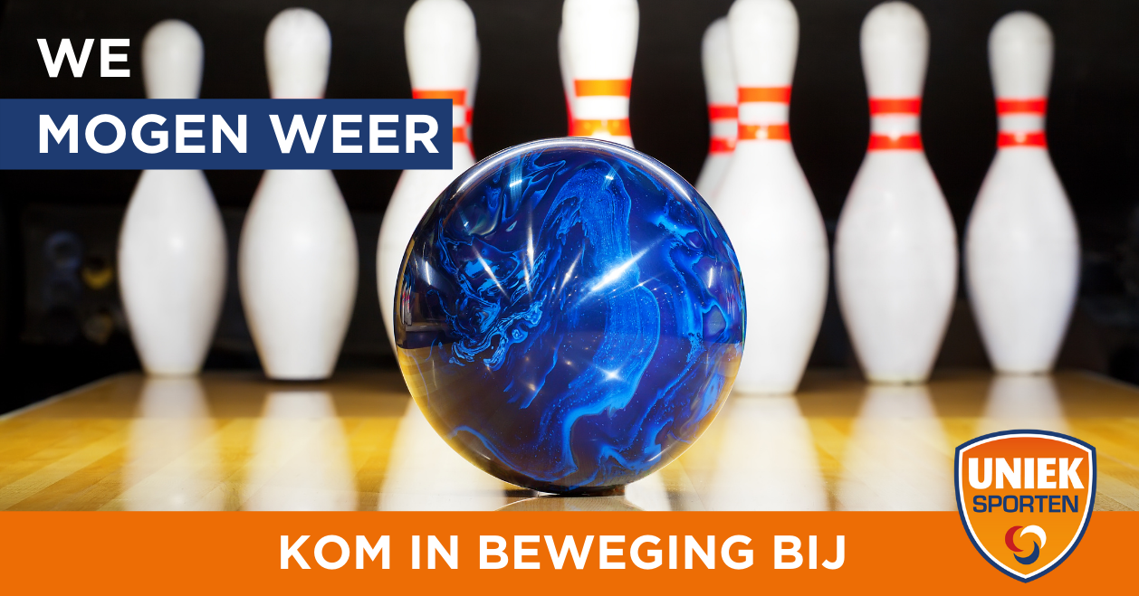 We mogen weer! Kom in beweging bij Bowling Mijdrecht afbeelding nieuwsbericht We mogen weer! Kom in beweging bij Bowling Mijdrecht afbeelding nieuwsbericht