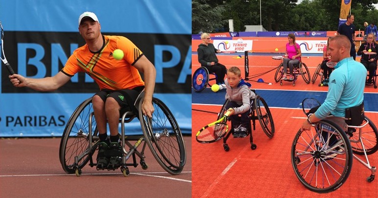 Rolstoeltennisclinic Maikel Scheffers afbeelding nieuwsbericht Rolstoeltennisclinic Maikel Scheffers afbeelding nieuwsbericht