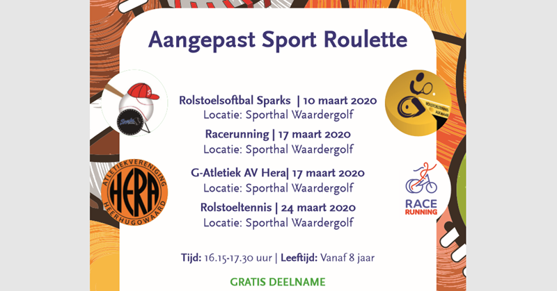 Aangepast Sport Roulette in Heerhugowaard afbeelding nieuwsbericht