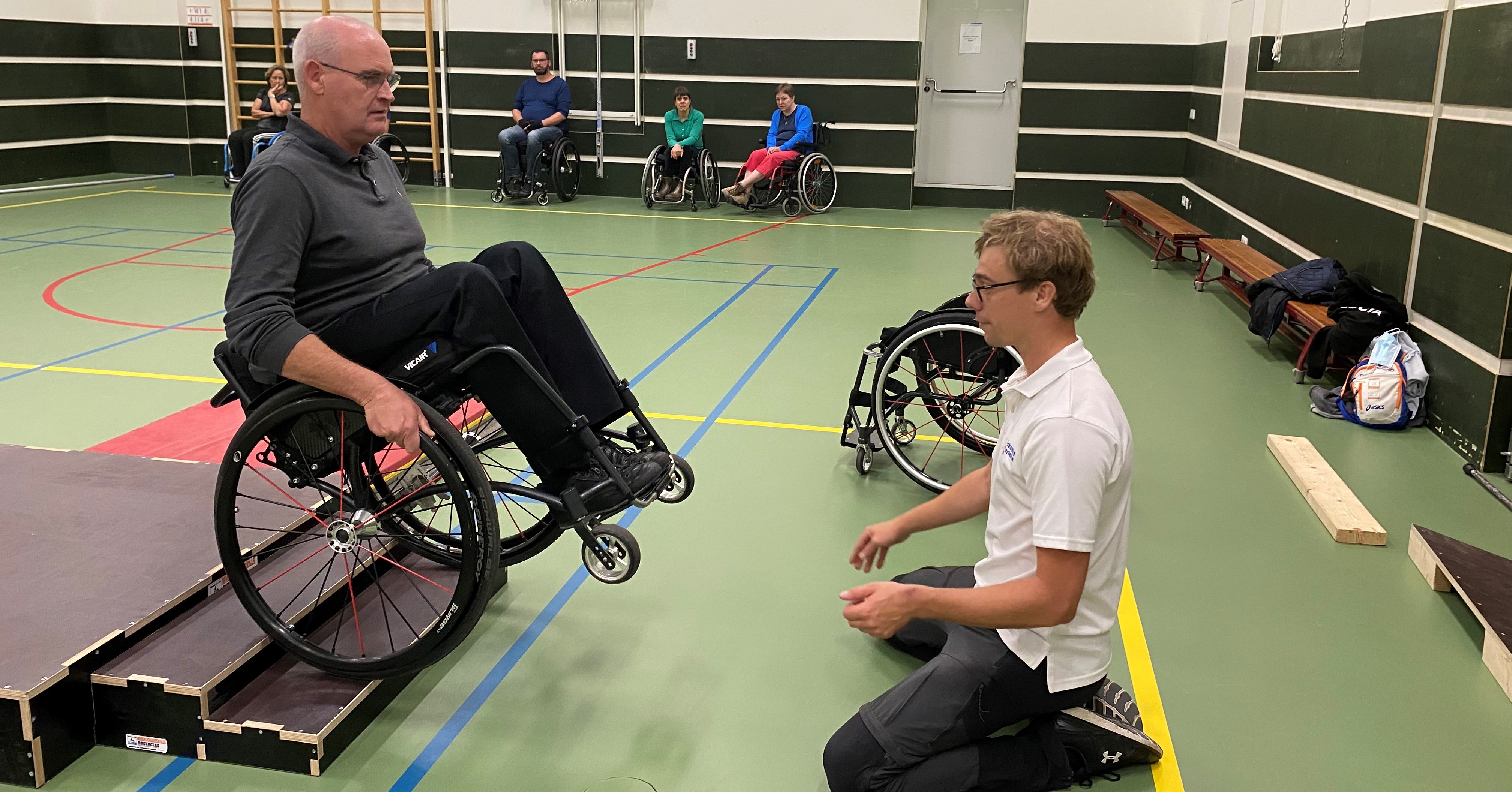 Training rolstoelvaardigheid is van start gegaan! afbeelding nieuwsbericht Training rolstoelvaardigheid is van start gegaan! afbeelding nieuwsbericht