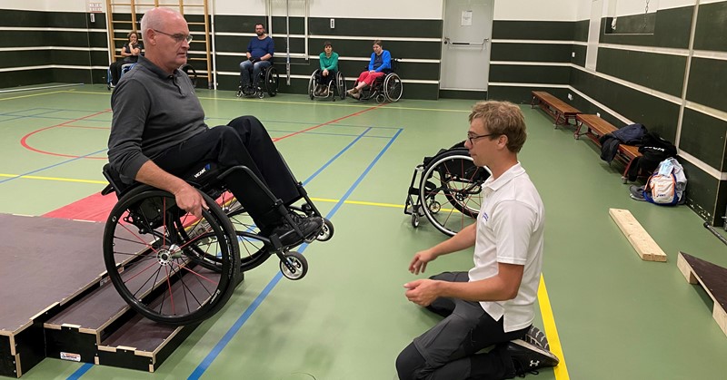 Training rolstoelvaardigheid is van start gegaan!  afbeelding nieuwsbericht