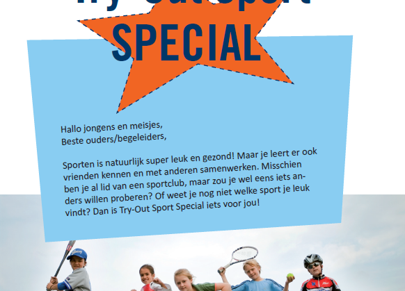 Try Out Sport Special ( TOSS) afbeelding nieuwsbericht Try Out Sport Special ( TOSS) afbeelding nieuwsbericht