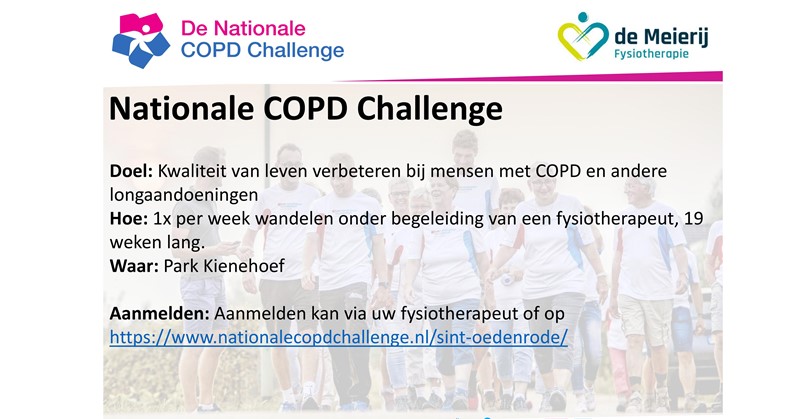 COPD Challenge Meierijstad afbeelding nieuwsbericht