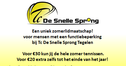 Speciaal zomerlidmaatschap voor G-tennissers in coronatijd! afbeelding nieuwsbericht Speciaal zomerlidmaatschap voor G-tennissers in coronatijd! afbeelding nieuwsbericht
