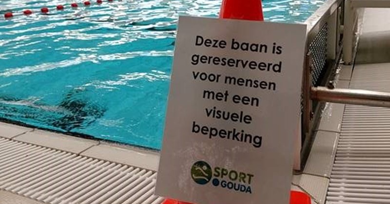 Zwemmen voor mensen met een visuele beperking afbeelding nieuwsbericht