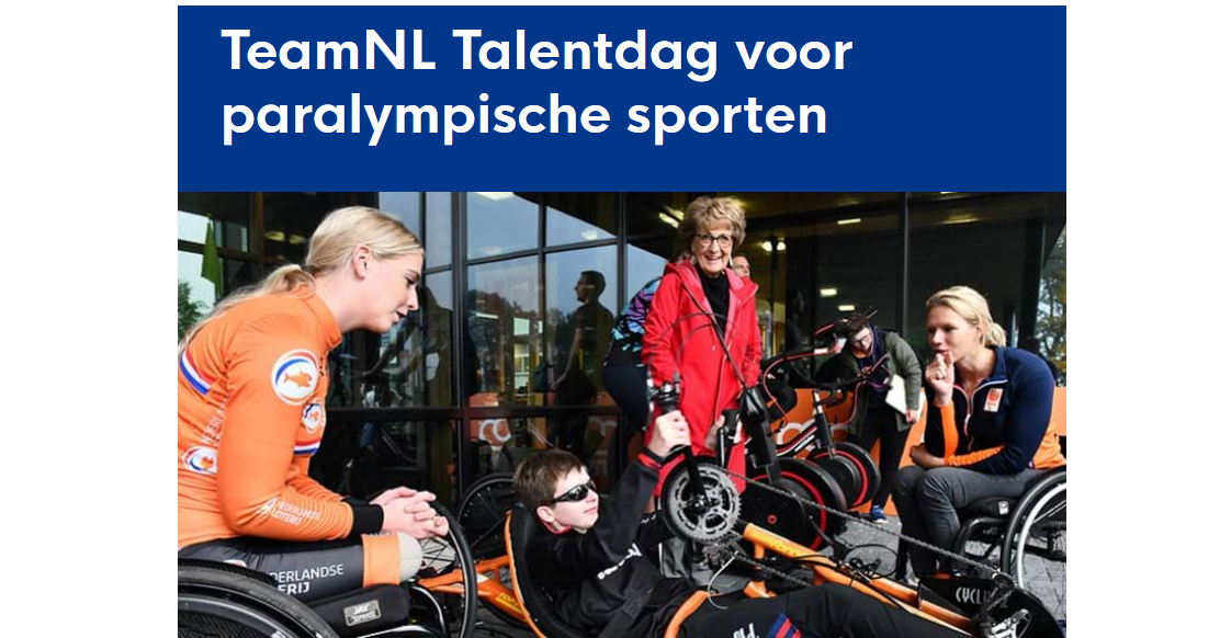 Paralympische Talentdag afbeelding nieuwsbericht Paralympische Talentdag afbeelding nieuwsbericht