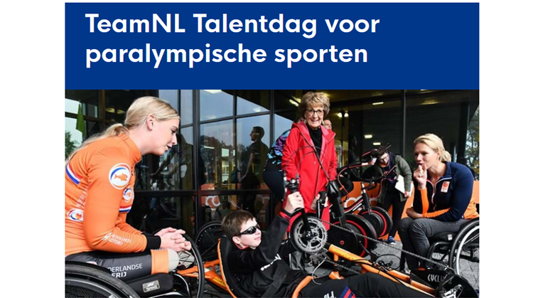 Paralympische Talentdag afbeelding nieuwsbericht