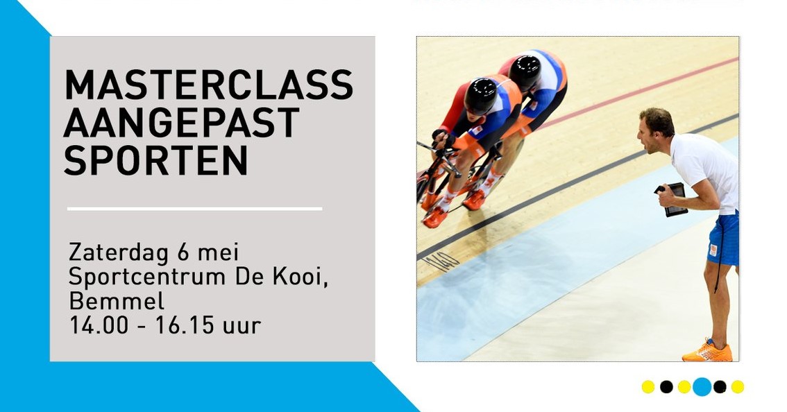 Masterclass aangepast sporten afbeelding nieuwsbericht Masterclass aangepast sporten afbeelding nieuwsbericht