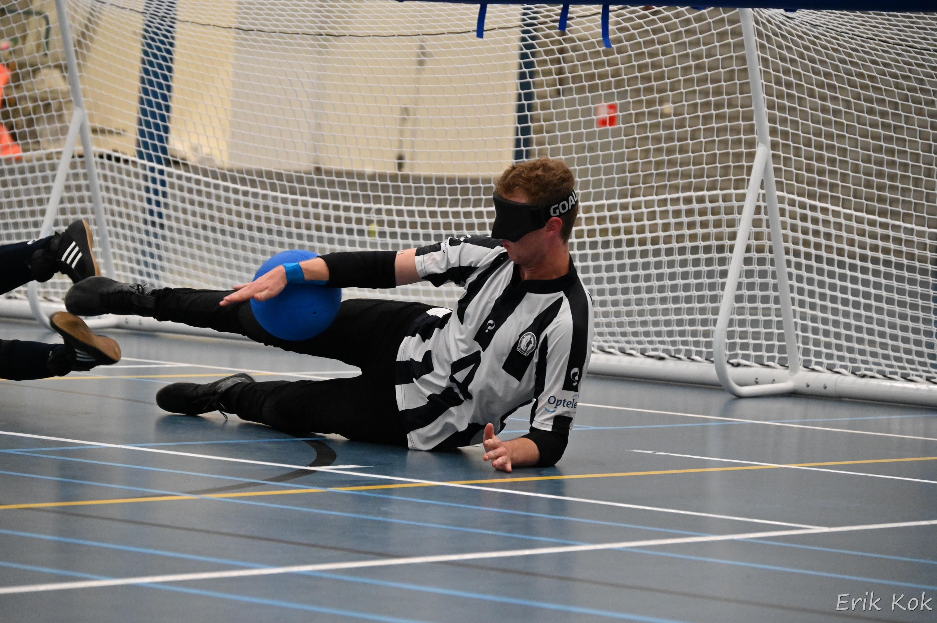Sem de Jong naar Champions League met goalball