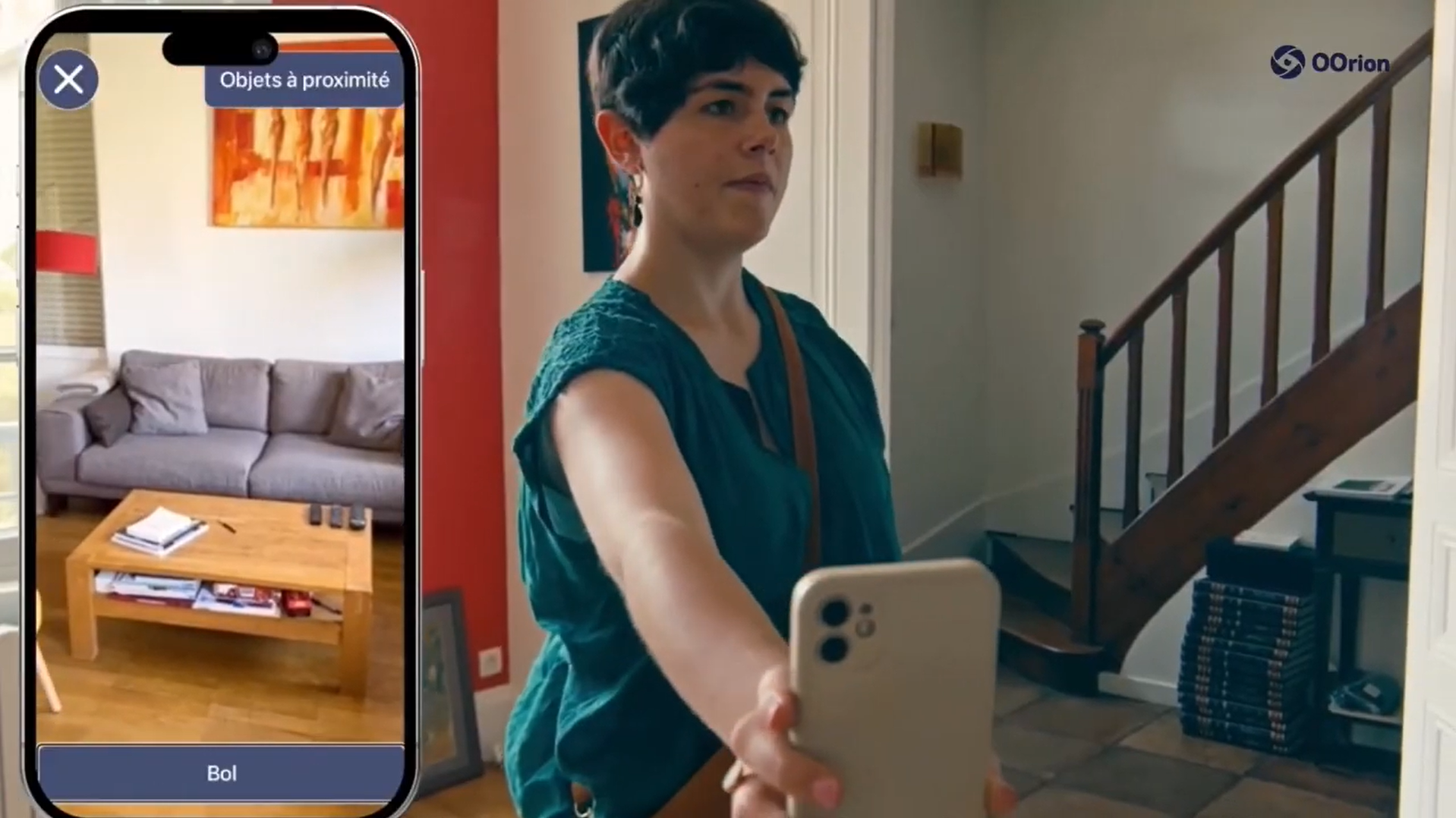 OOrion-app helpt mensen met een visuele beperking handsfree op weg
