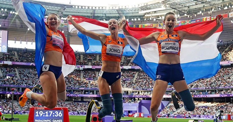 56 medailles voor TeamNL bij Paralympische Spelen Parijs! afbeelding nieuwsbericht