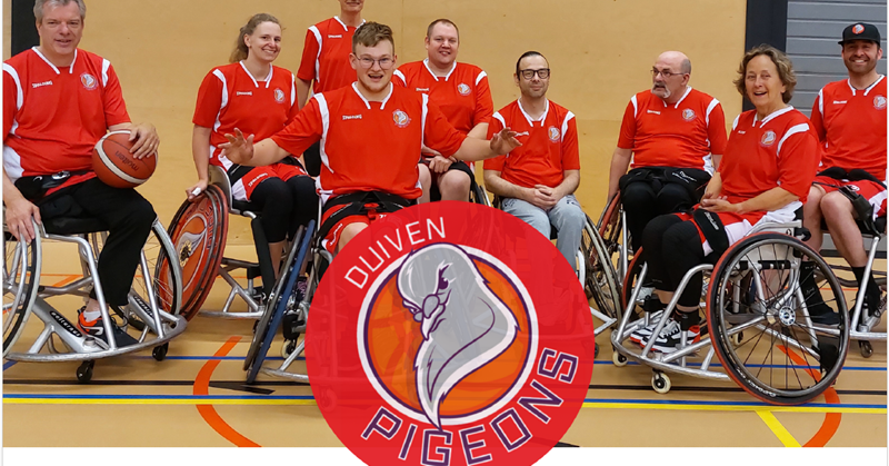 Neem een kijkje bij De Pigeons on Wheels, rolstoelbasketbal in Duiven afbeelding nieuwsbericht