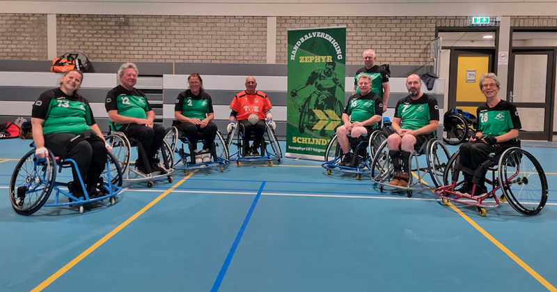 Internationaal rolstoelhandbaltoernooi in Schijndel: "Mooi moment om geïnspireerd te raken door de sport" afbeelding nieuwsbericht