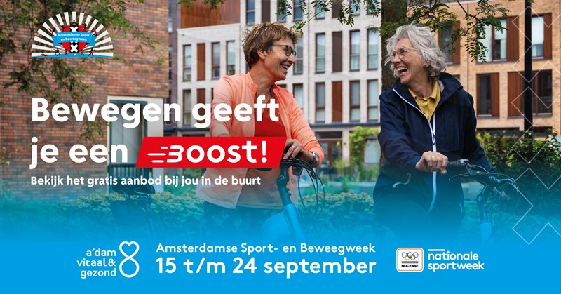 De Amsterdamse Sport- en Beweegweek gaat weer van start! afbeelding nieuwsbericht