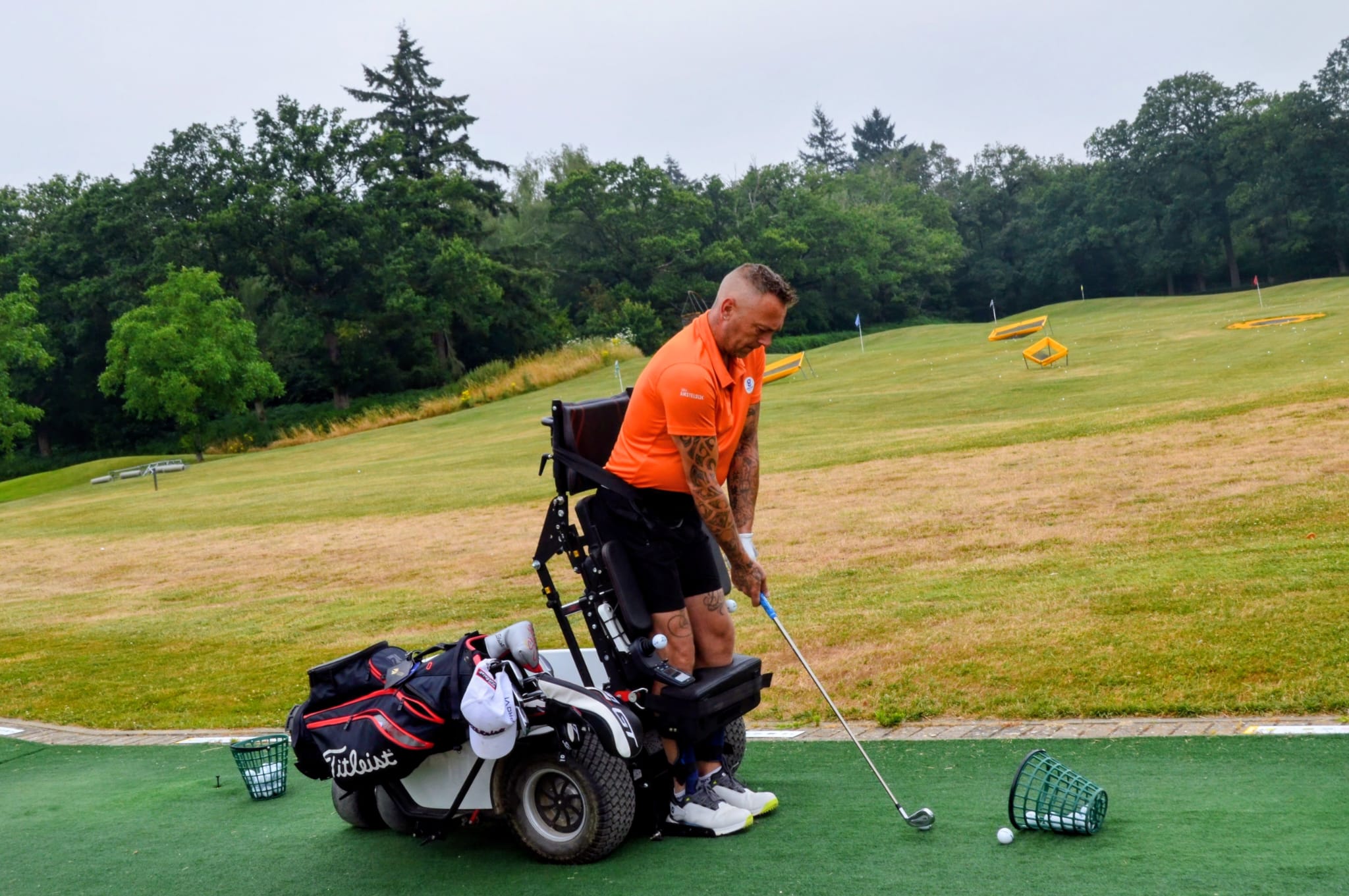 Jelle Oosterwijk pakt Nederlandse titel paragolf op zijn eigen club