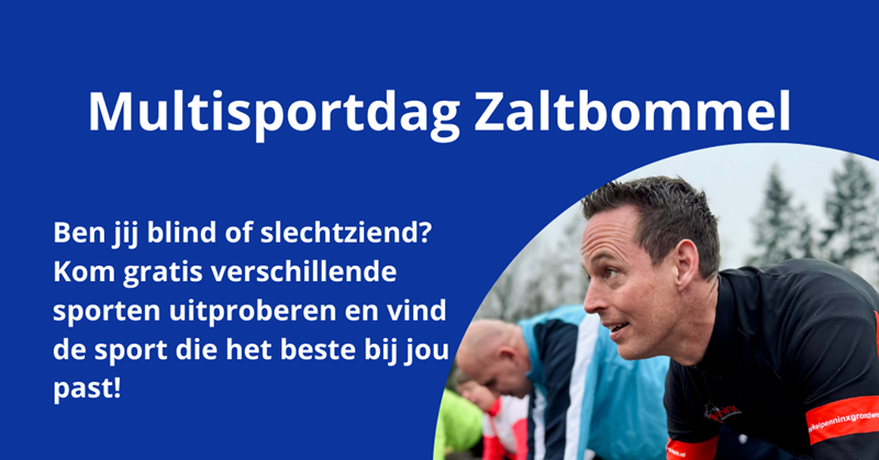 Multisportdag voor visuele beperking Zaltbommel afbeelding nieuwsbericht