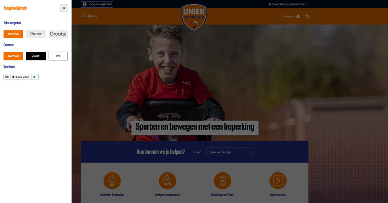Zo maken we UniekSporten.nl toegankelijker afbeelding nieuwsbericht