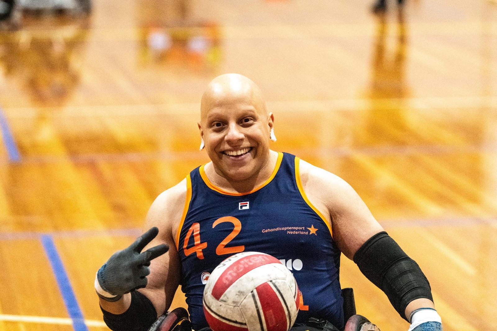 Nederland opent WK rolstoelrugby met stunt tegen Brazilië