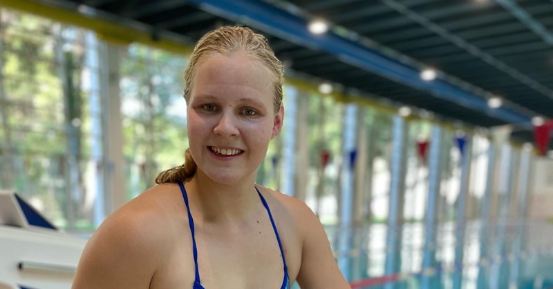 Liesette regelde eerste blindentribune bij een zwemwedstrijd afbeelding nieuwsbericht