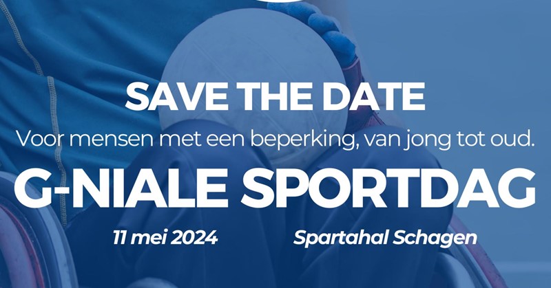 Save the Date - G-niale sportdag in Schagen afbeelding nieuwsbericht