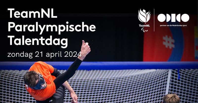 TeamNL Paralympische Talentdag op Papendal - Zondag 21 april 2024 afbeelding nieuwsbericht