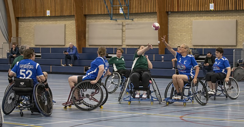 Internationaal rolstoelhandbal toernooi in Schijndel afbeelding nieuwsbericht