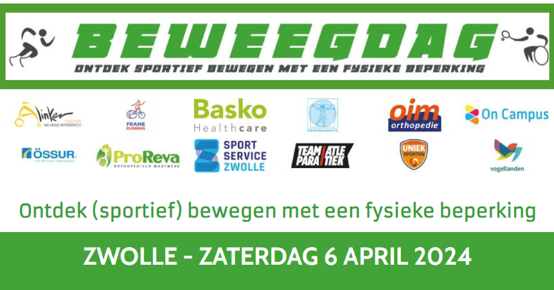 Beweegdag Zwolle 6 april  afbeelding nieuwsbericht